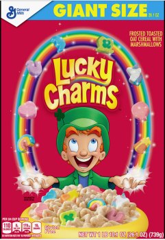 General Mills 'LUCKY CHARMS' Oat Ceral with Marshmallows Cerealien 739 gr